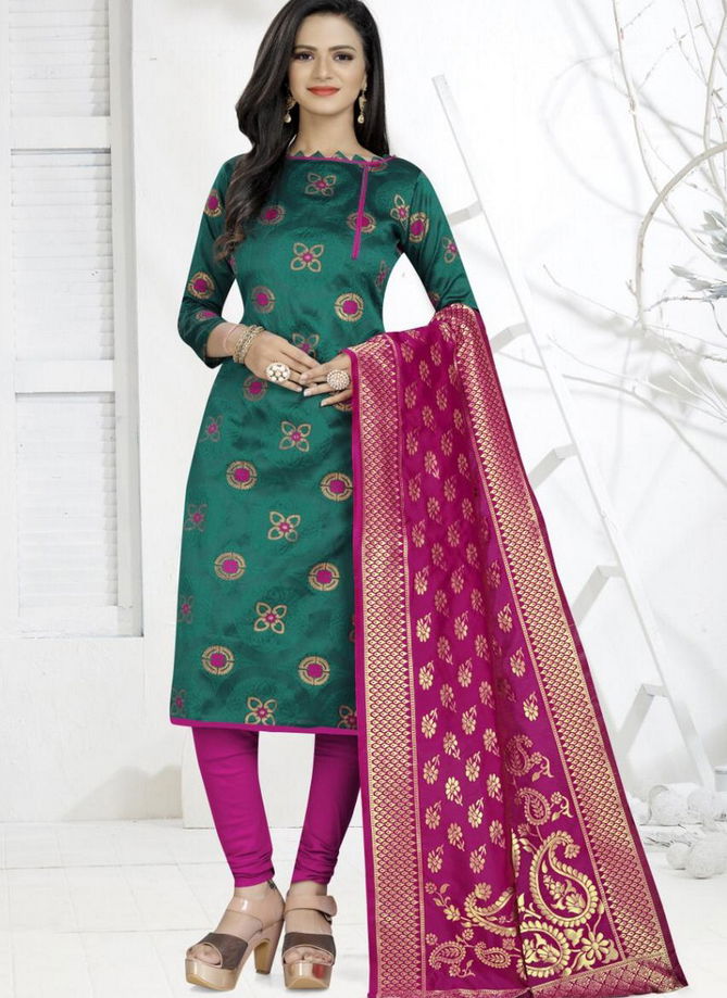 Banarasi Silk Designer and Daily wear Salwar Suit Collections